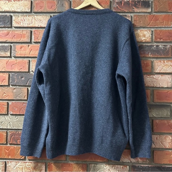 Waimate Possum Merino Wool Crewneck Sweater XL Made in New Zealand Blue - Picture 5 of 6